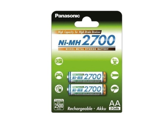 panasonic akku 2 2700mah